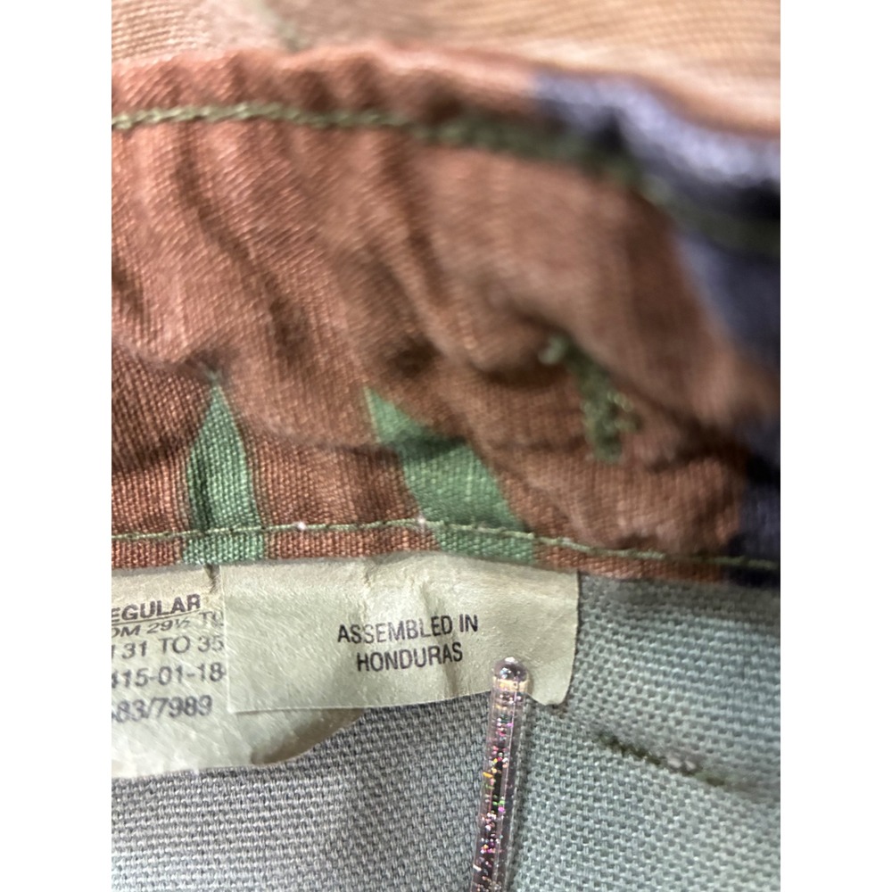 Sold. Tru-Spec Mens Woodland Camo Cargo Pants 100% Cotton Ripstop - Picture 11 of 11